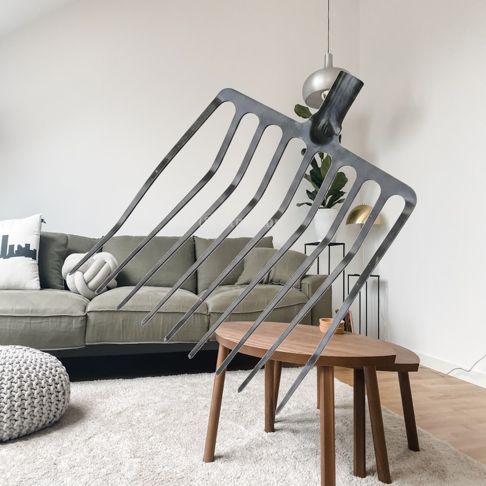Farming In Agriculture - Manganez Çelikten Tarım Çatalı Ağır Hizmet