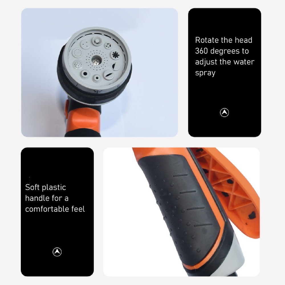 Gardena Hose Comfort - ABS, Kauçuk Bahçe Hortumu Başlığı Siyah
