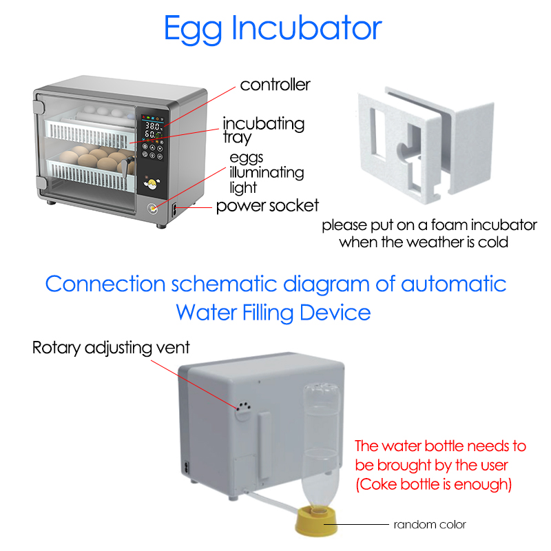 24 Yumurtalık Tam Otomatik Çev - Poultry Incubator incelemesi ve fiyatı